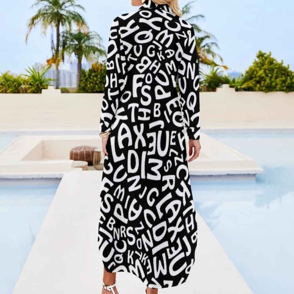 Live 4 Truth Alphabet long sleeved shirt dress